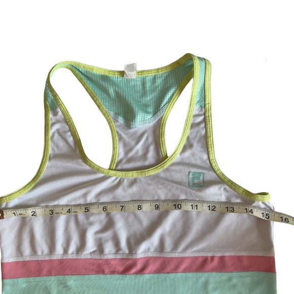 Fila Sport Tank Top Women's S/M Sleeveless Athletic Colorful Stretch Racerback - Picture 4 of 5